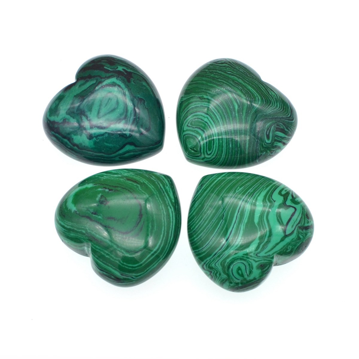 40X40X20MM Gemstone Heart Pendant