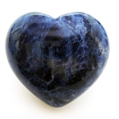 40X40X20MM Gemstone Heart Pendant