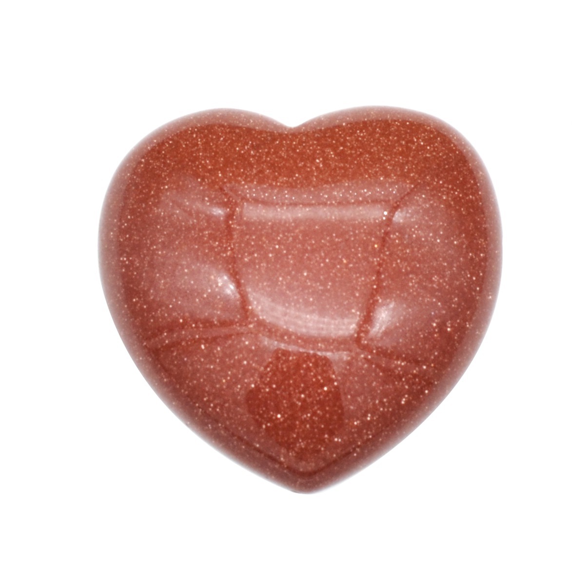 40X40X20MM Gemstone Heart Pendant