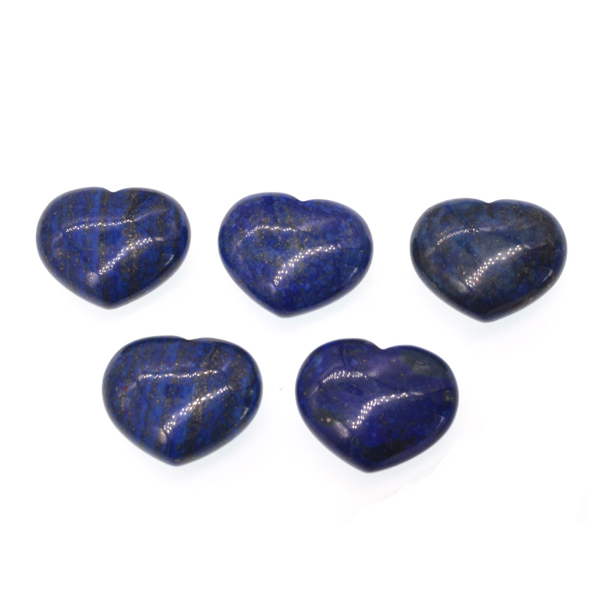 40X40X20MM Gemstone Heart Pendant
