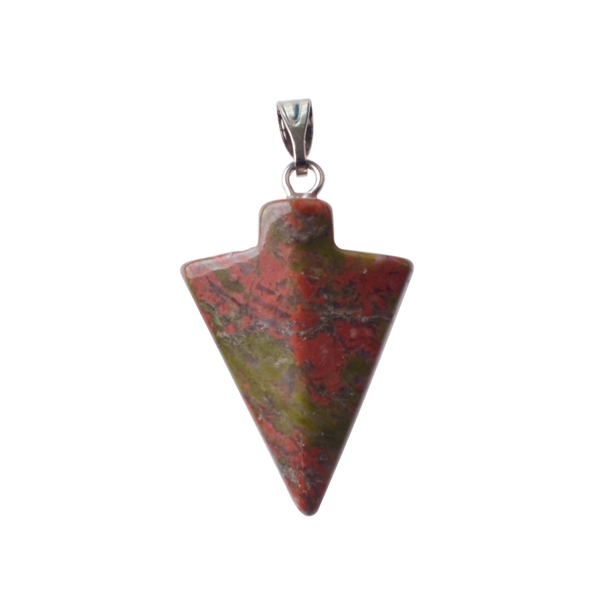 Natural Arrowhead Gemstone Pendant 18x25mm