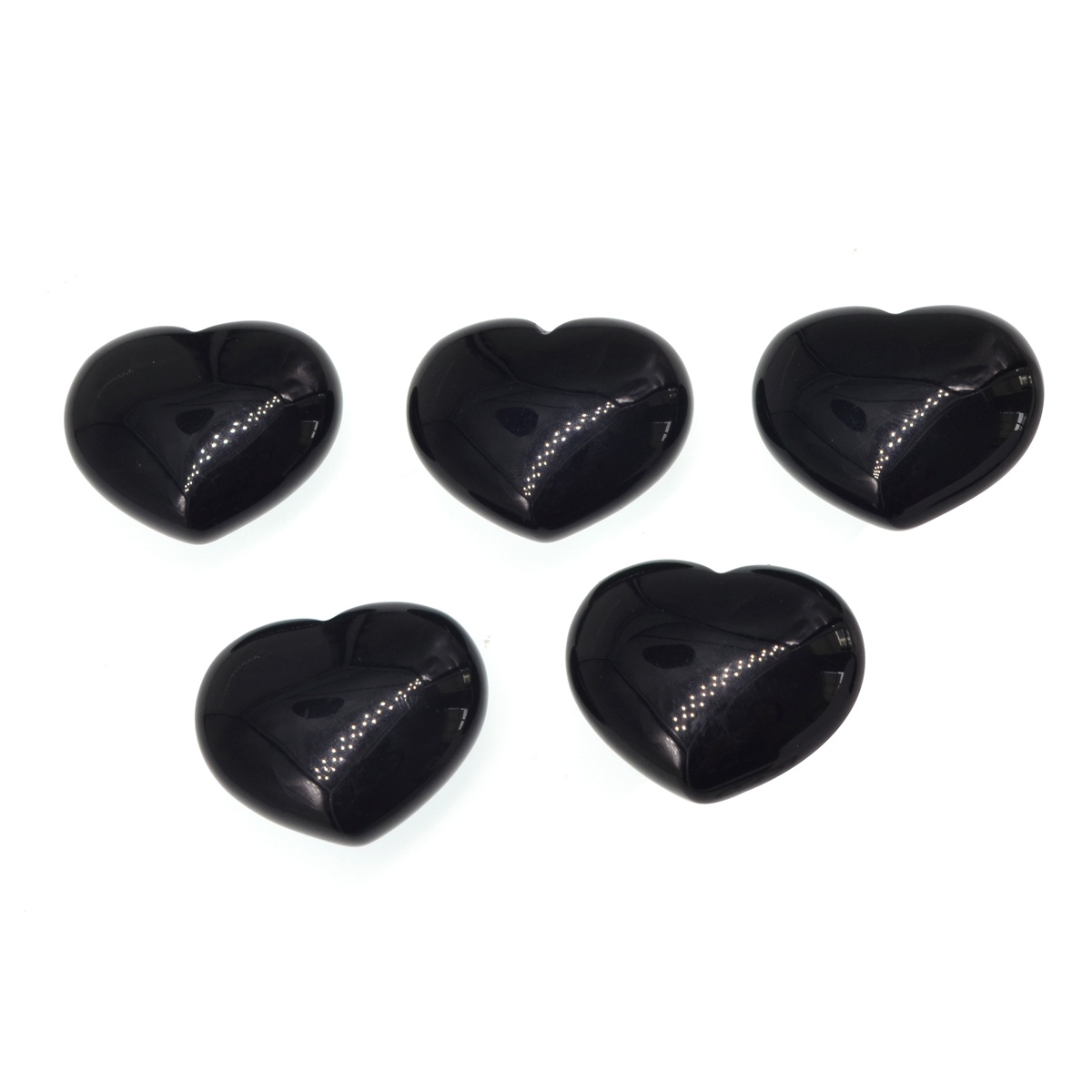 40X40X20MM Gemstone Heart Pendant