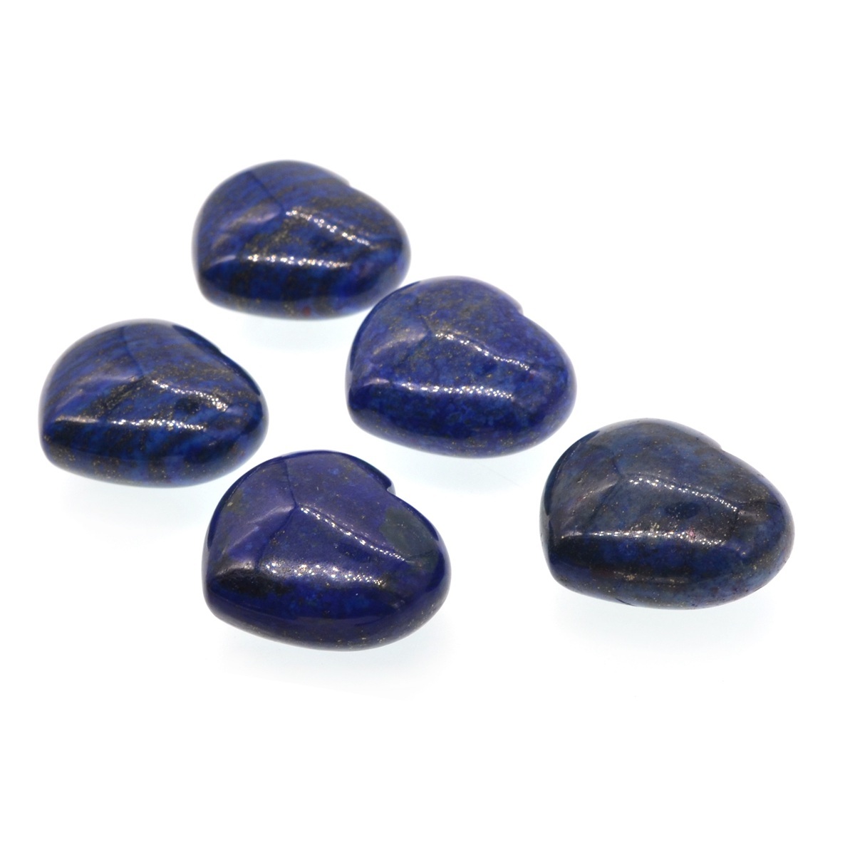 40X40X20MM Gemstone Heart Pendant