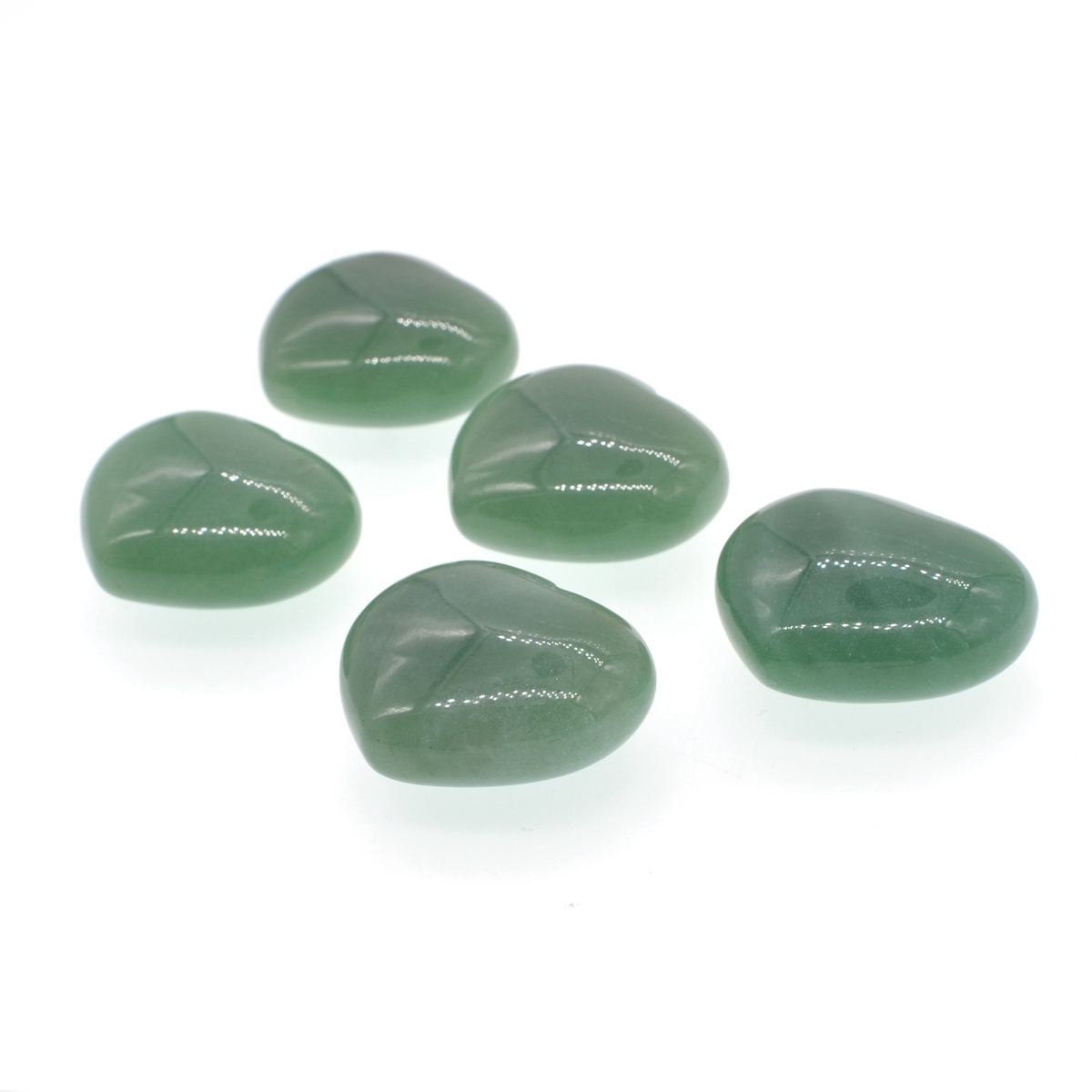 40X40X20MM Gemstone Heart Pendant