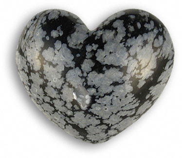 40X40X20MM Gemstone Heart Pendant