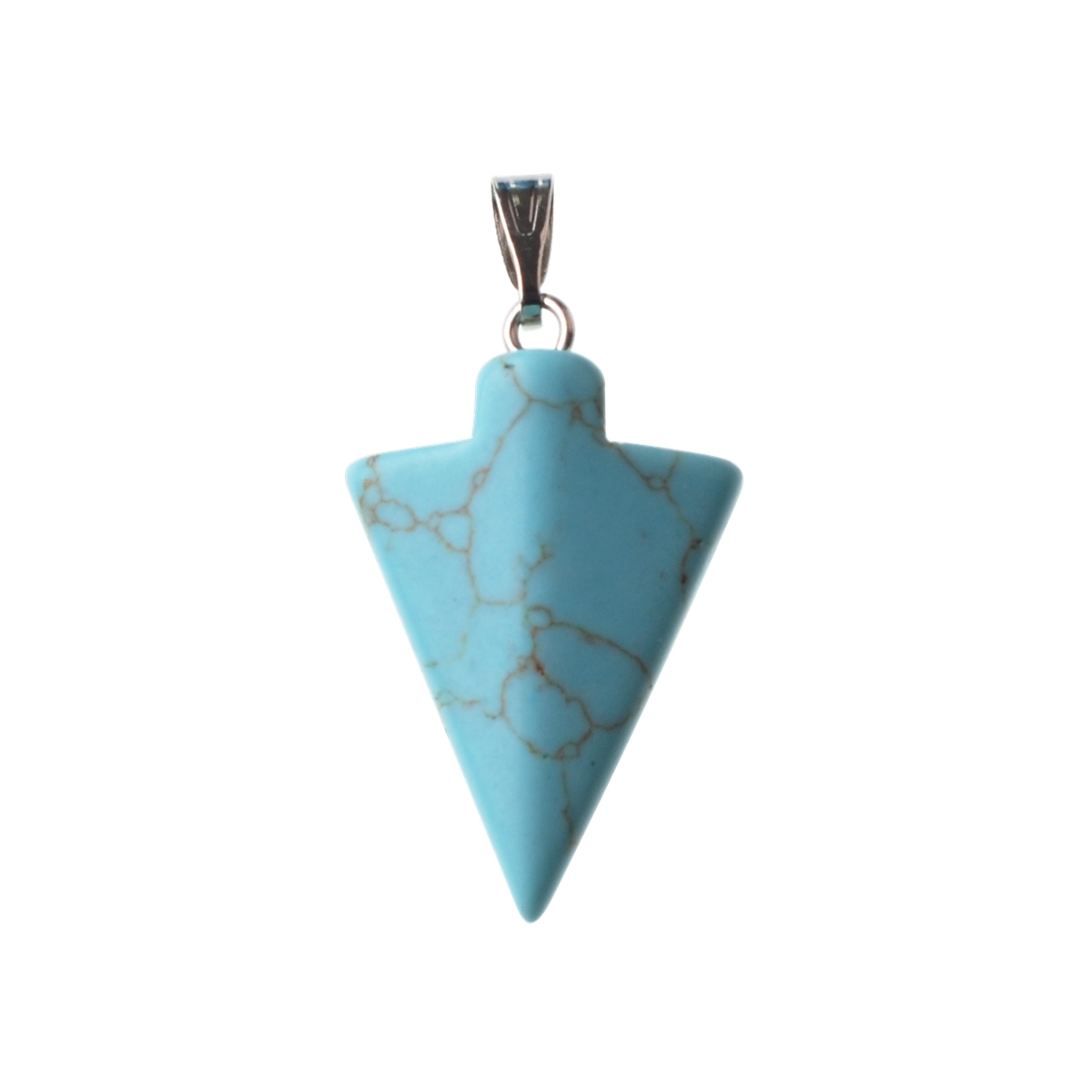 Natural Arrowhead Gemstone Pendant 18x25mm