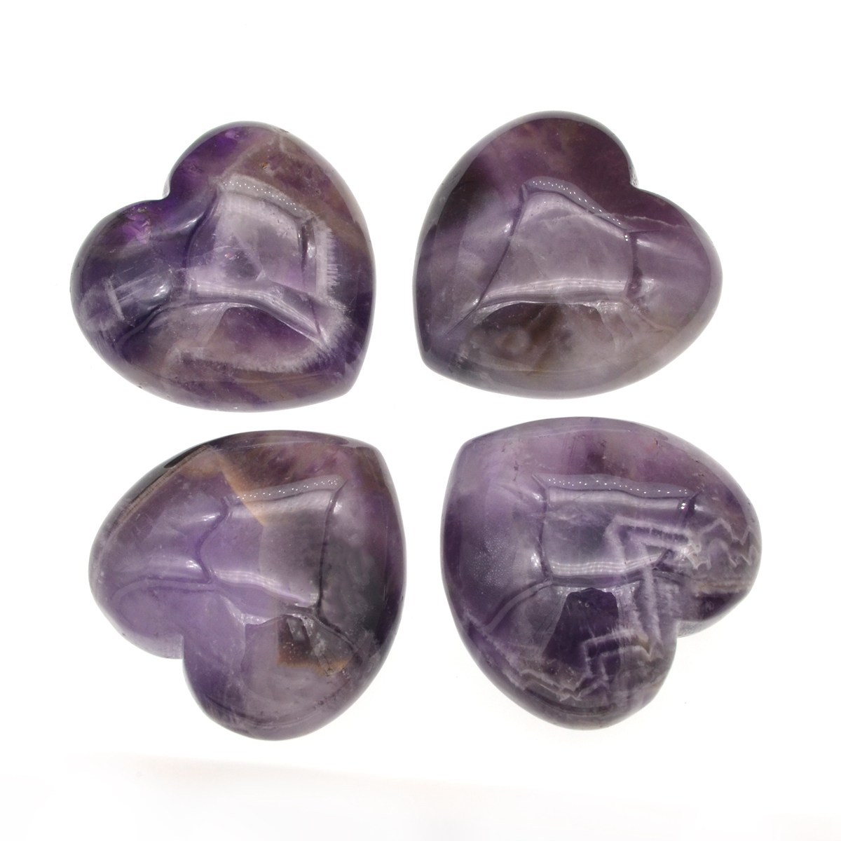 40X40X20MM Gemstone Heart Pendant