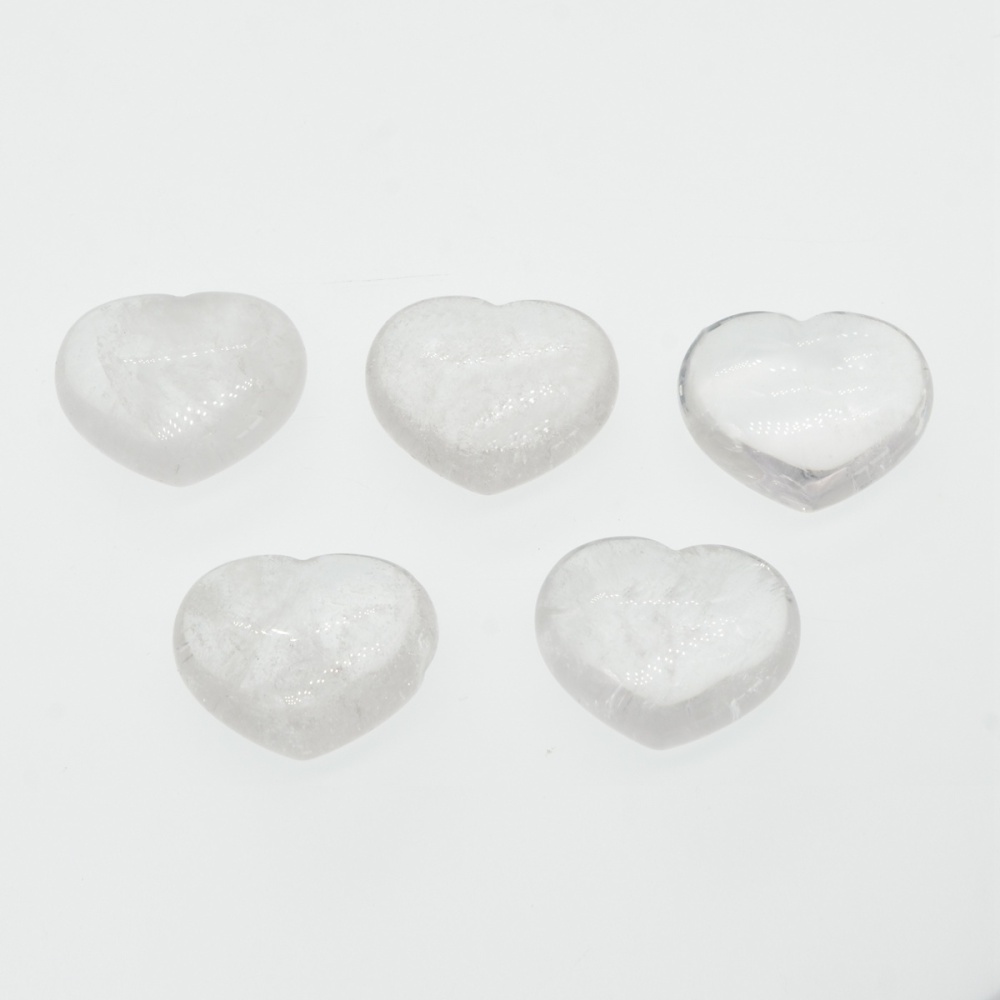 40X40X20MM Gemstone Heart Pendant