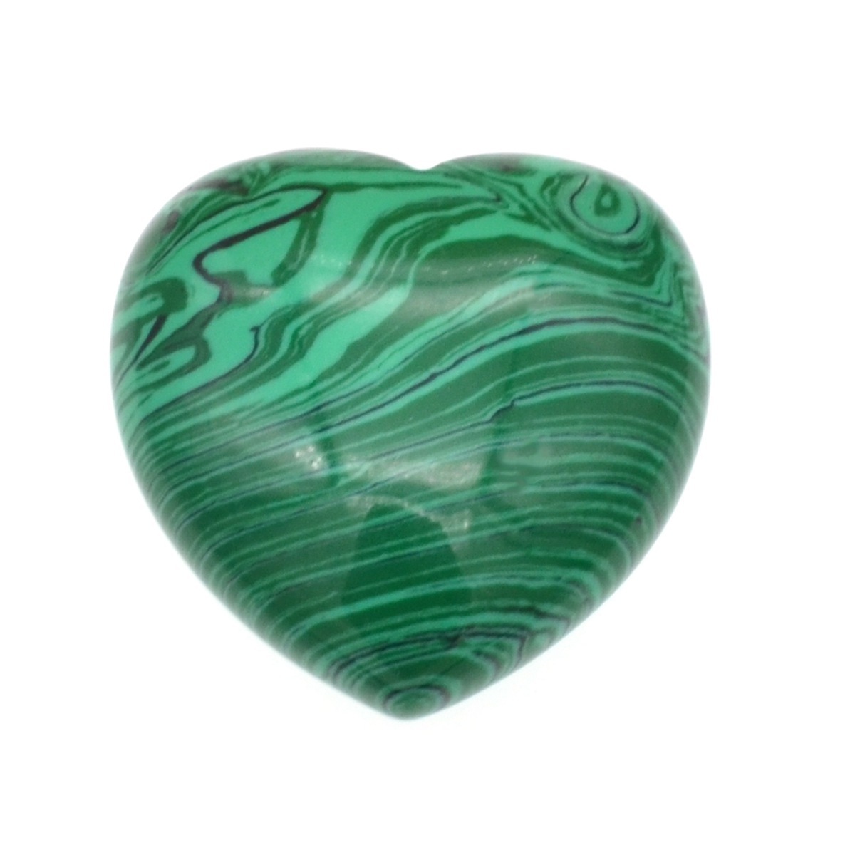 40X40X20MM Gemstone Heart Pendant