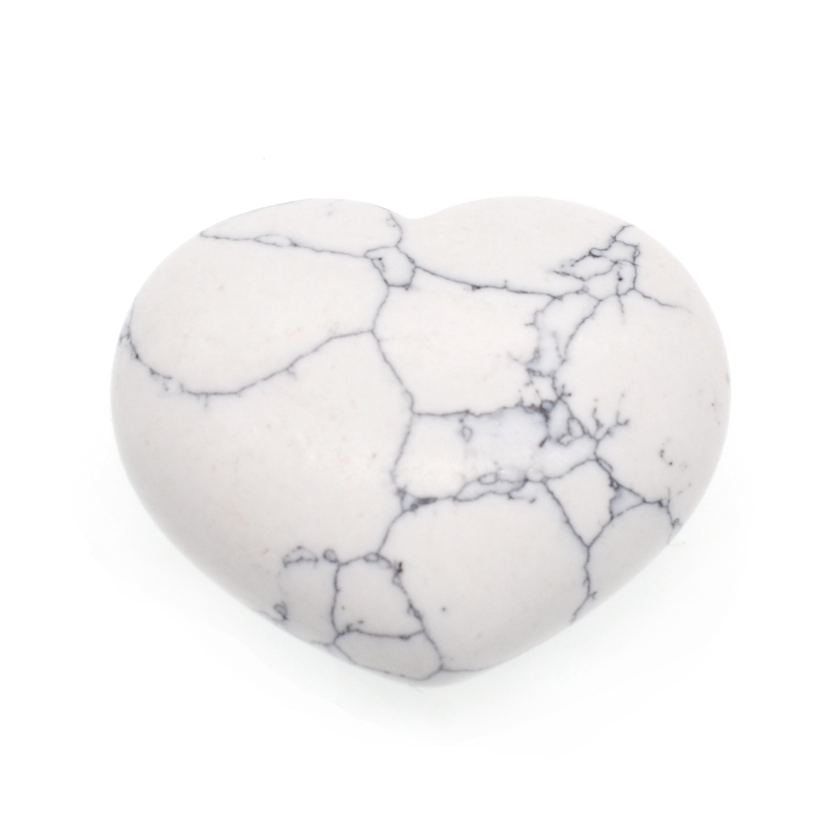 40X40X20MM Gemstone Heart Pendant