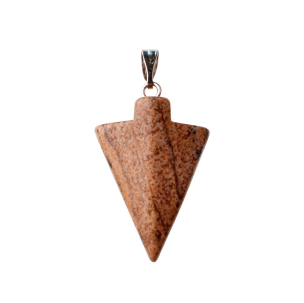 Natural Arrowhead Gemstone Pendant 18x25mm