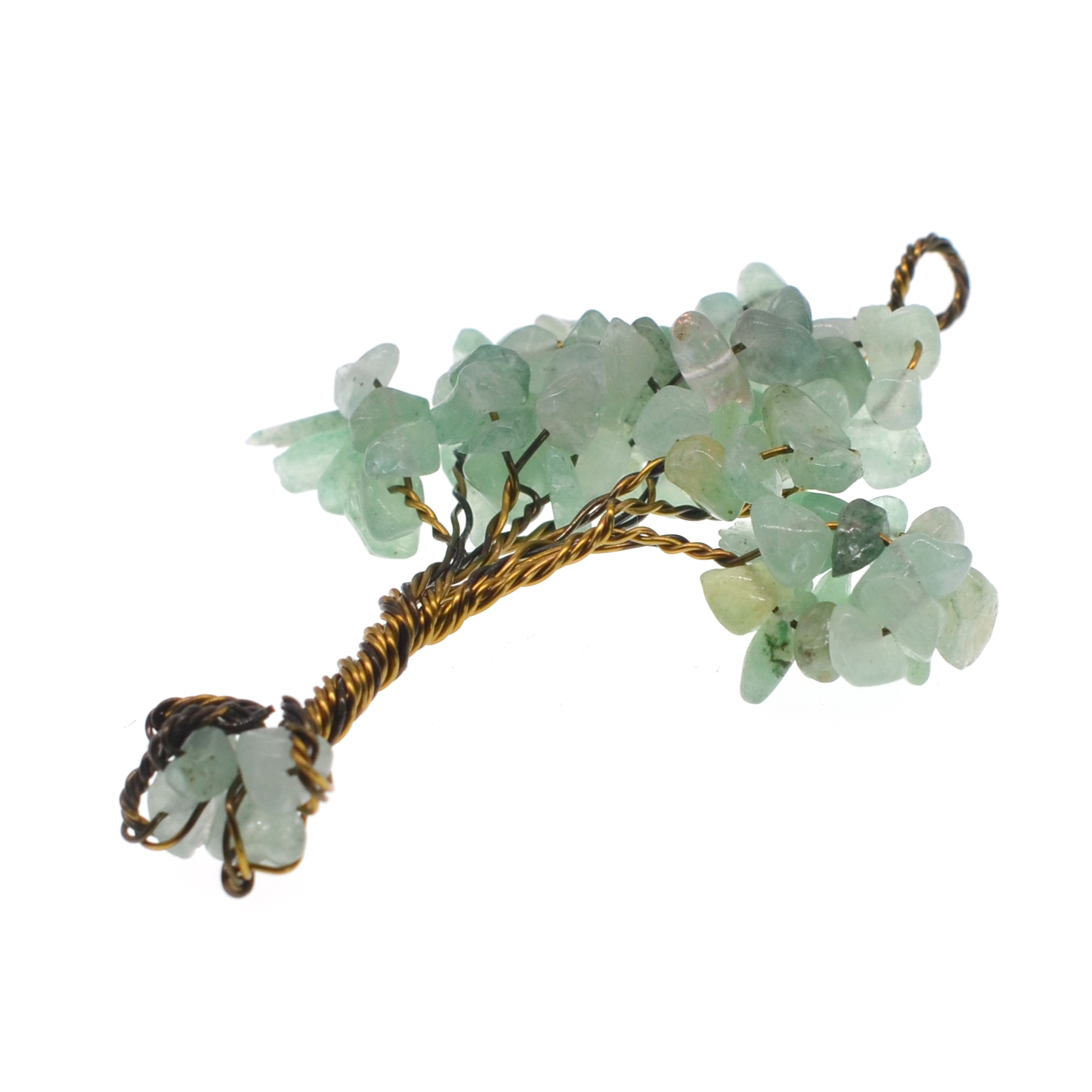 Chip Gemstone Rich Tree Pendant