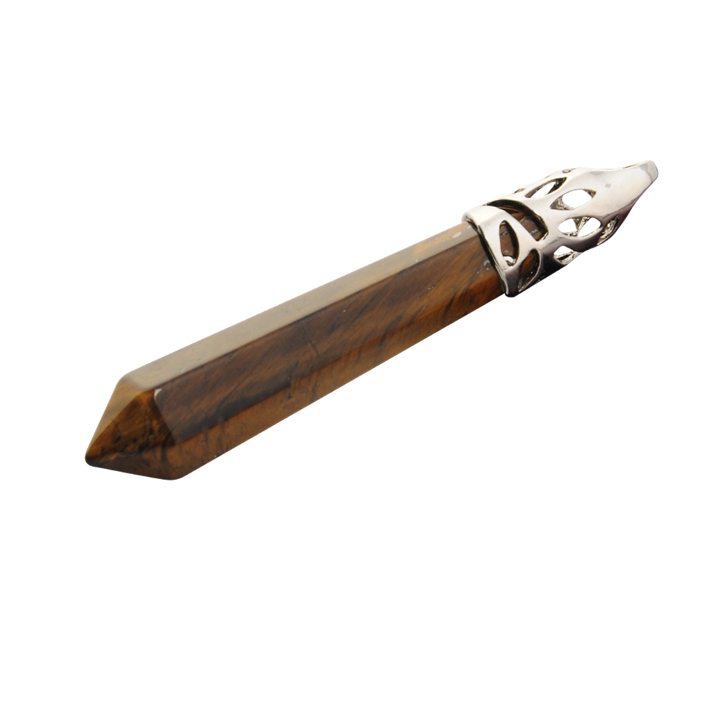 Hexagonal Pillar Stone Pendant