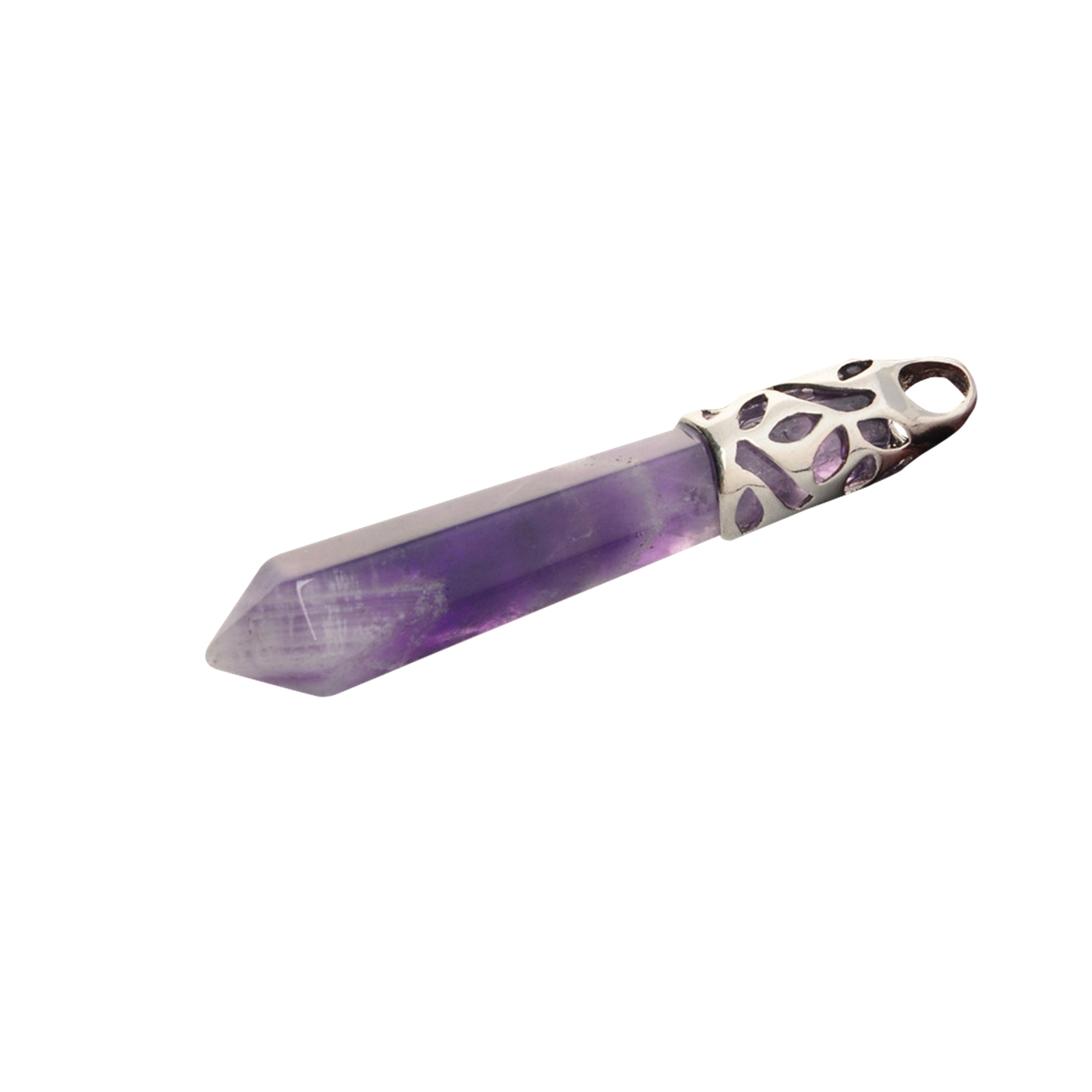 Hexagonal Pillar Stone Pendant