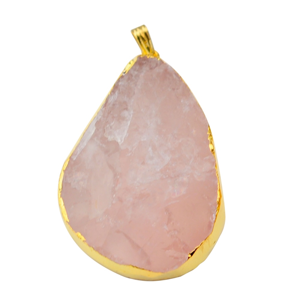 Gilded  Crystal Nuggets Pendant