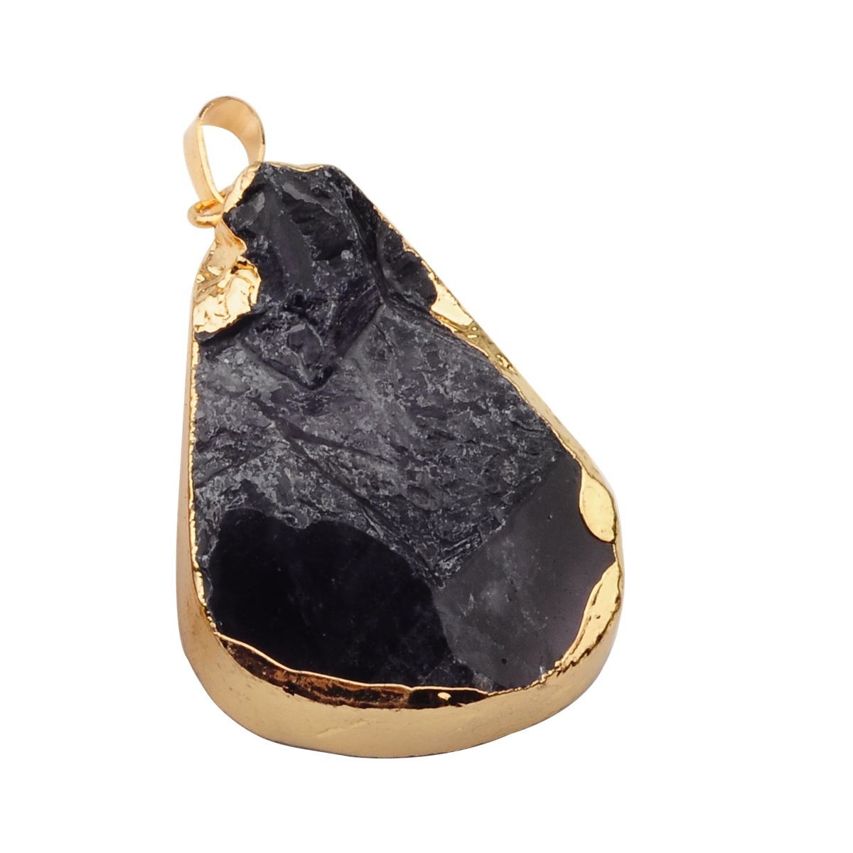 Gilded  Crystal Nuggets Pendant