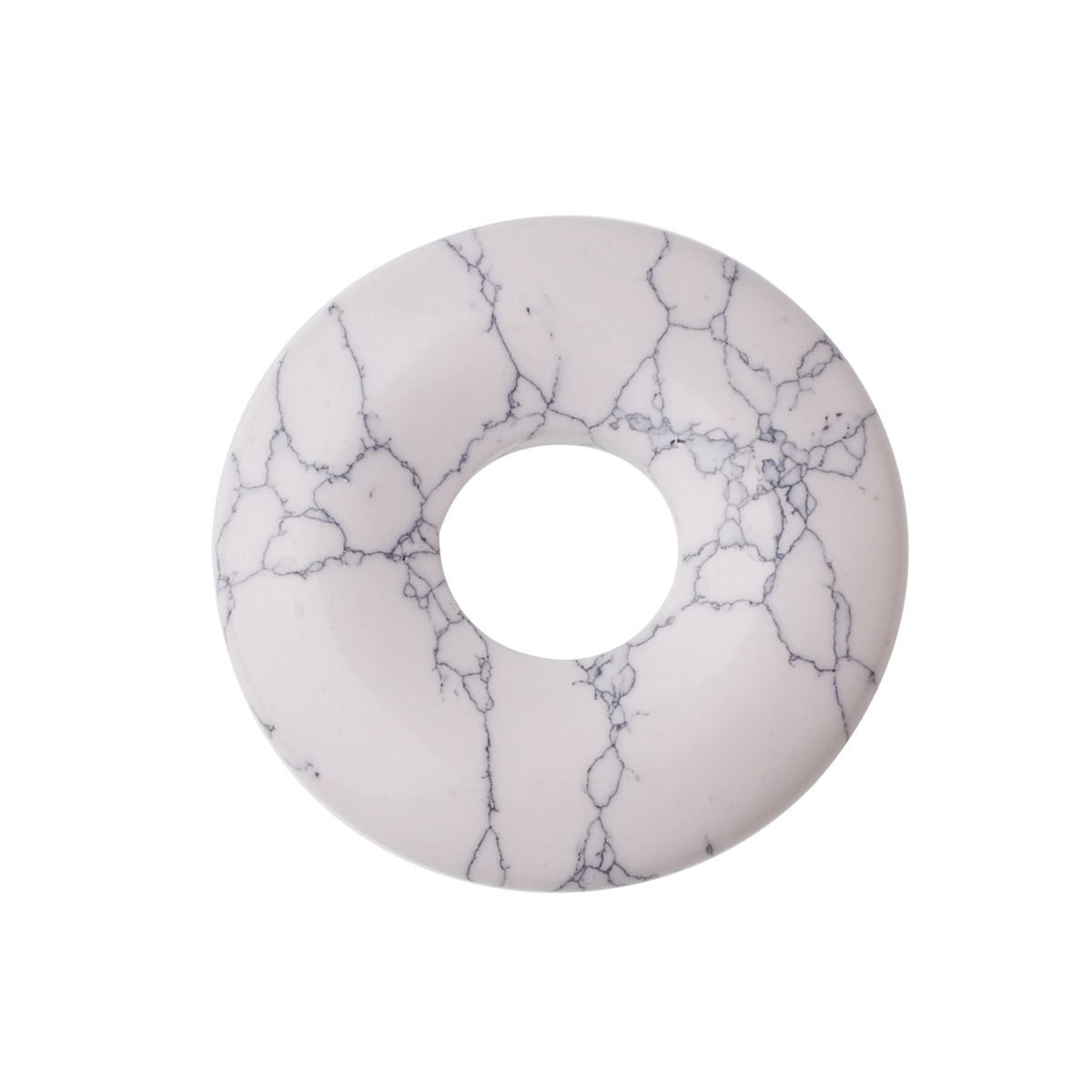 Gold Wire 32MM CoinGemstone Pendant
