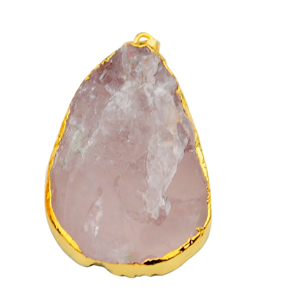 Gilded  Crystal Nuggets Pendant