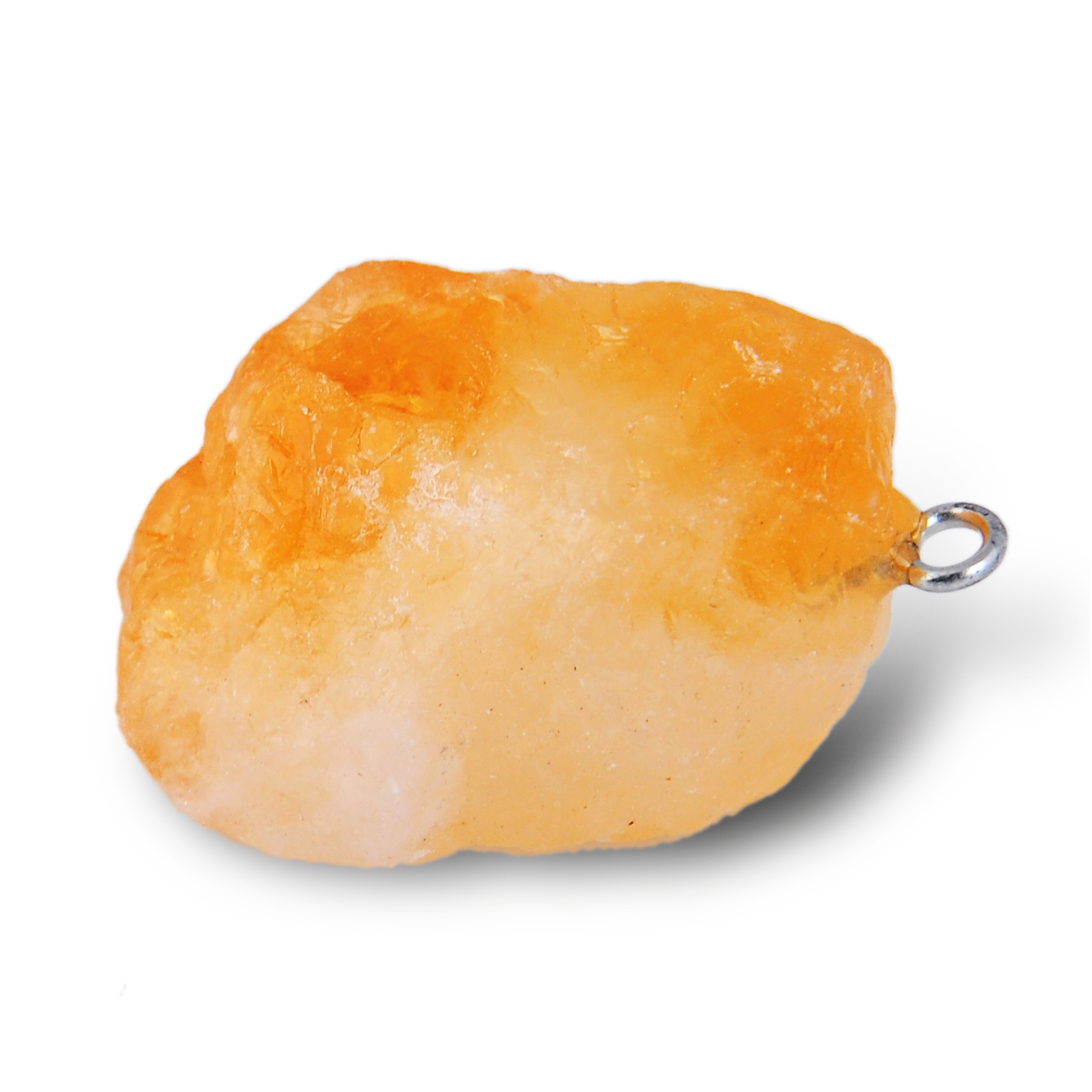 Raw Rock Crystal Nugget Pendant