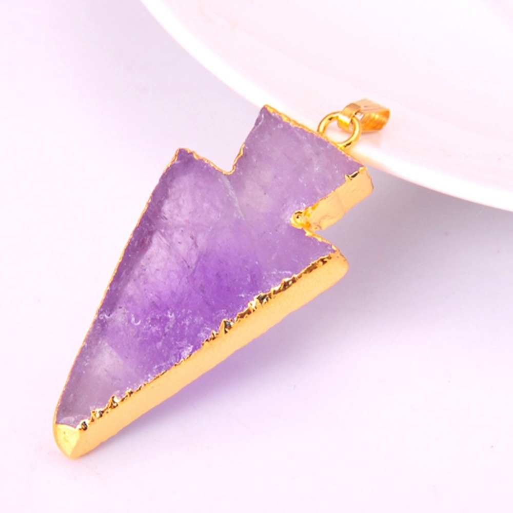Gilded Arrow Crystal Pendant  25x50MM