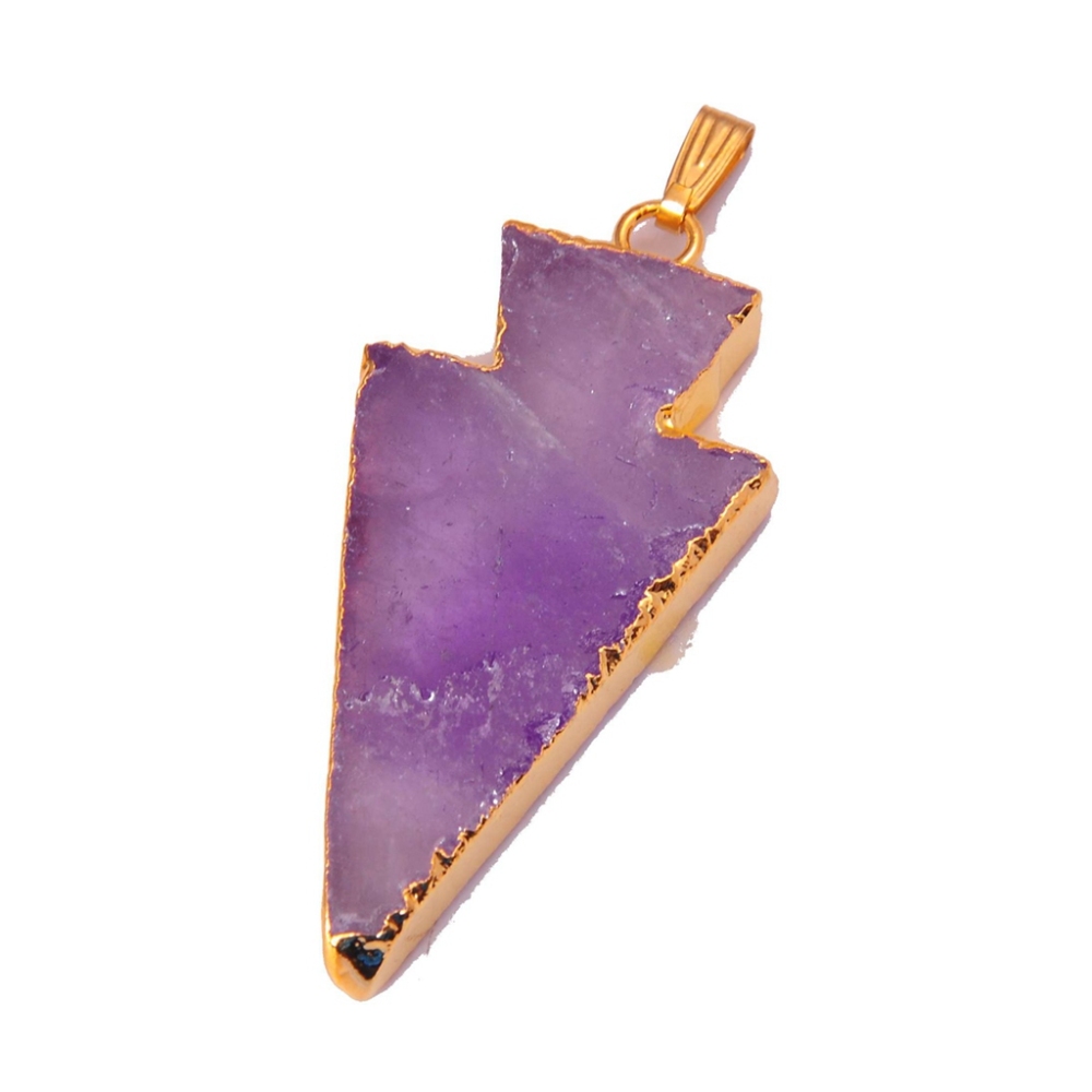 Gilded Arrow Crystal Pendant  25x50MM