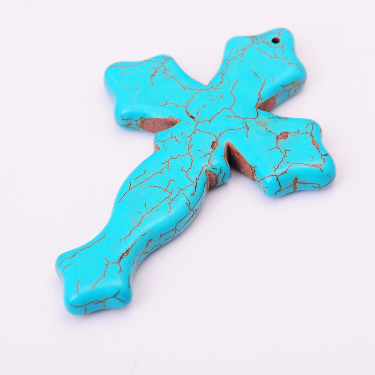 75X50MM Turquoise Cross Pendant