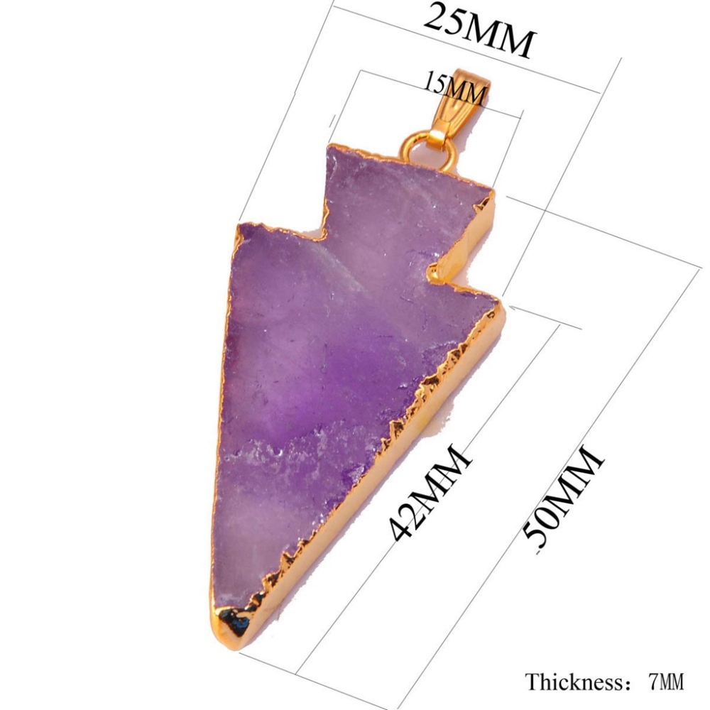 Gilded Arrow Crystal Pendant  25x50MM