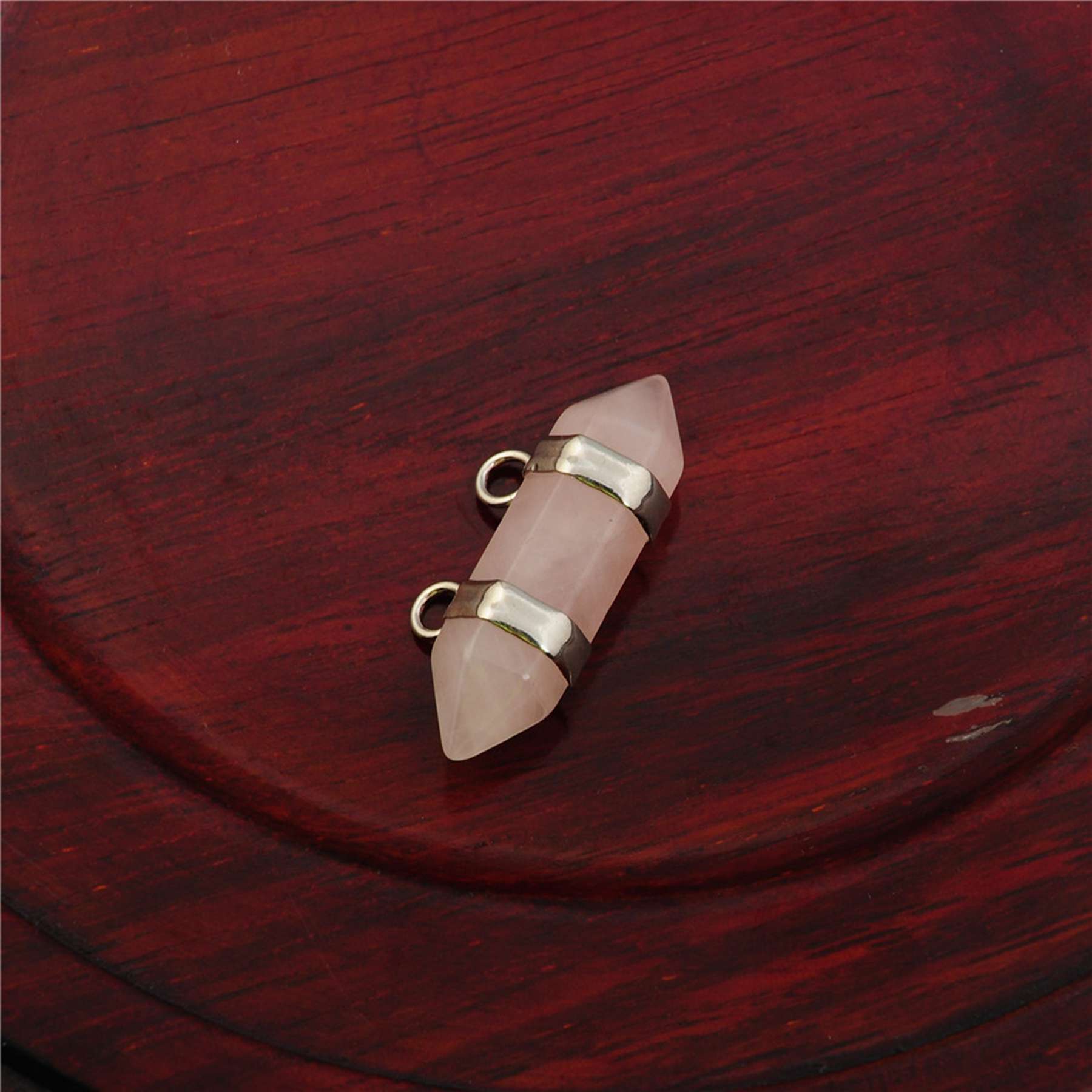 10X30MM Hexagonal Cylinder Gemstone Pendant