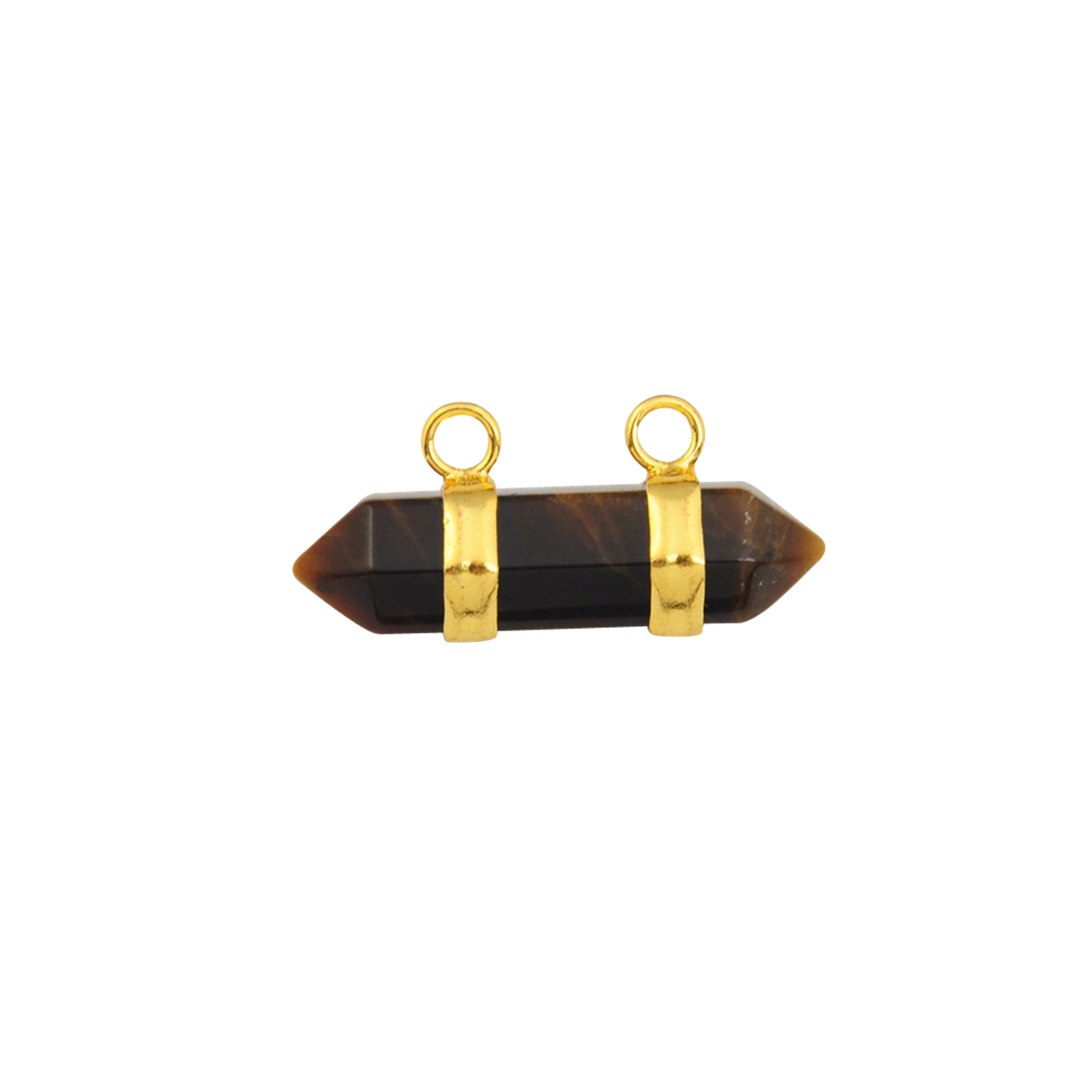 10X30MM Hexagonal Cylinder Gemstone Pendant