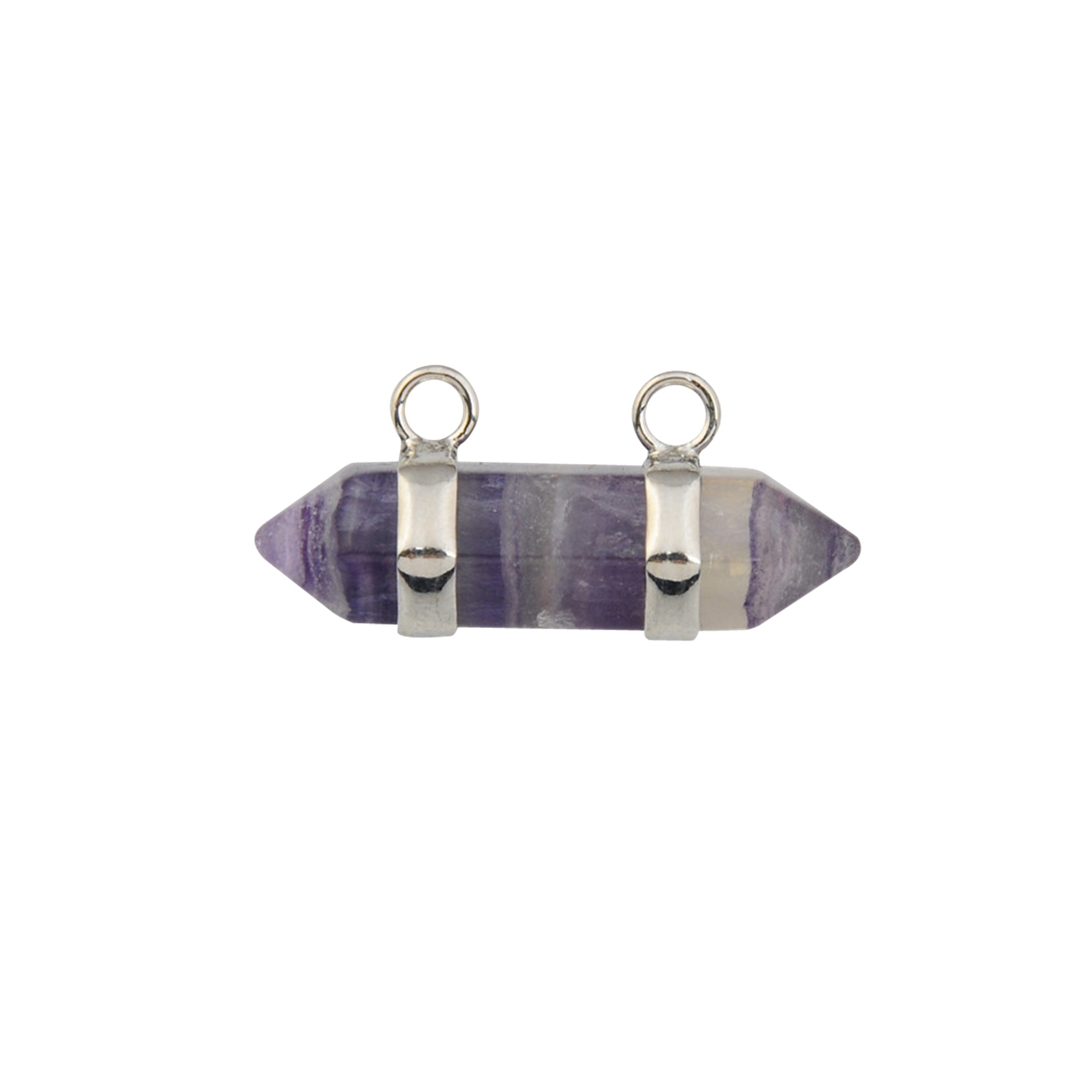 10X30MM Hexagonal Cylinder Gemstone Pendant