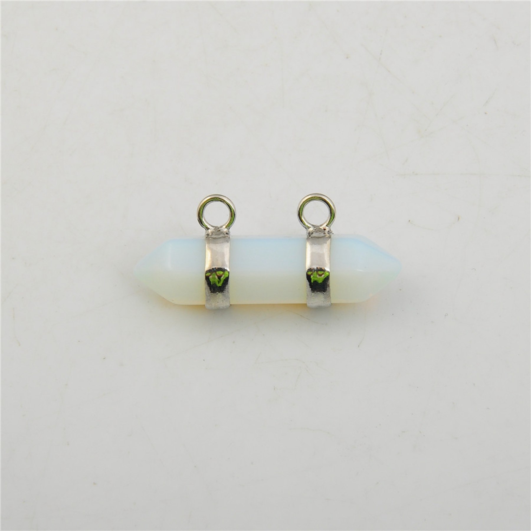 10X30MM Hexagonal Cylinder Gemstone Pendant