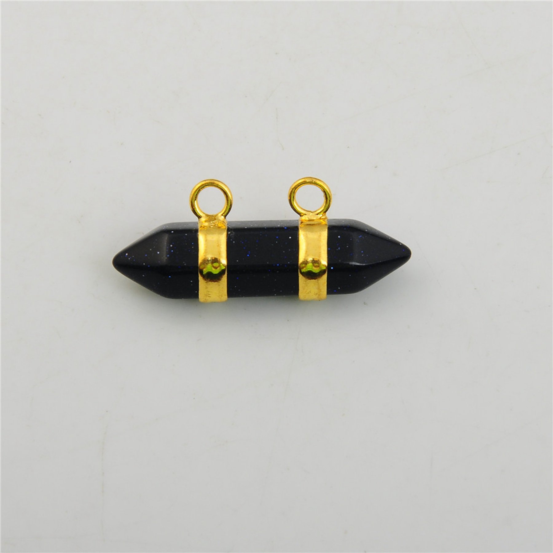 10X30MM Hexagonal Cylinder Gemstone Pendant