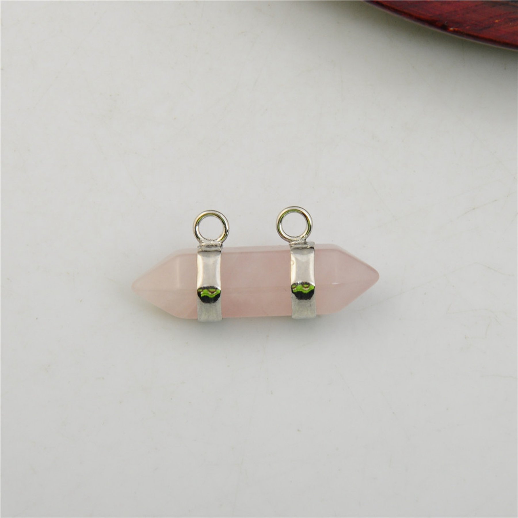 10X30MM Hexagonal Cylinder Gemstone Pendant