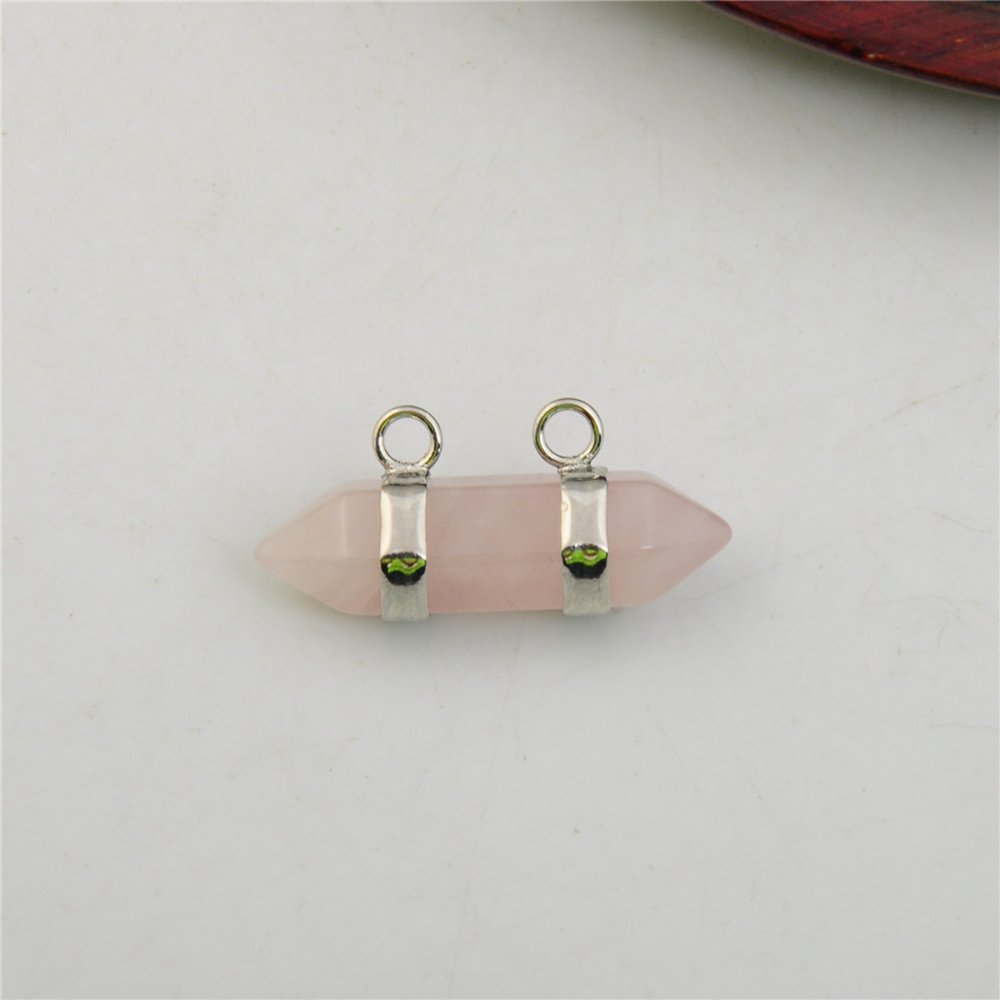 10X30MM Hexagonal Cylinder Gemstone Pendant