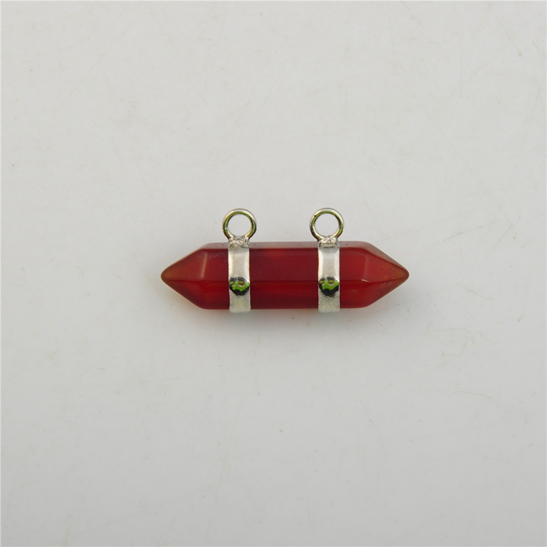 10X30MM Hexagonal Cylinder Gemstone Pendant