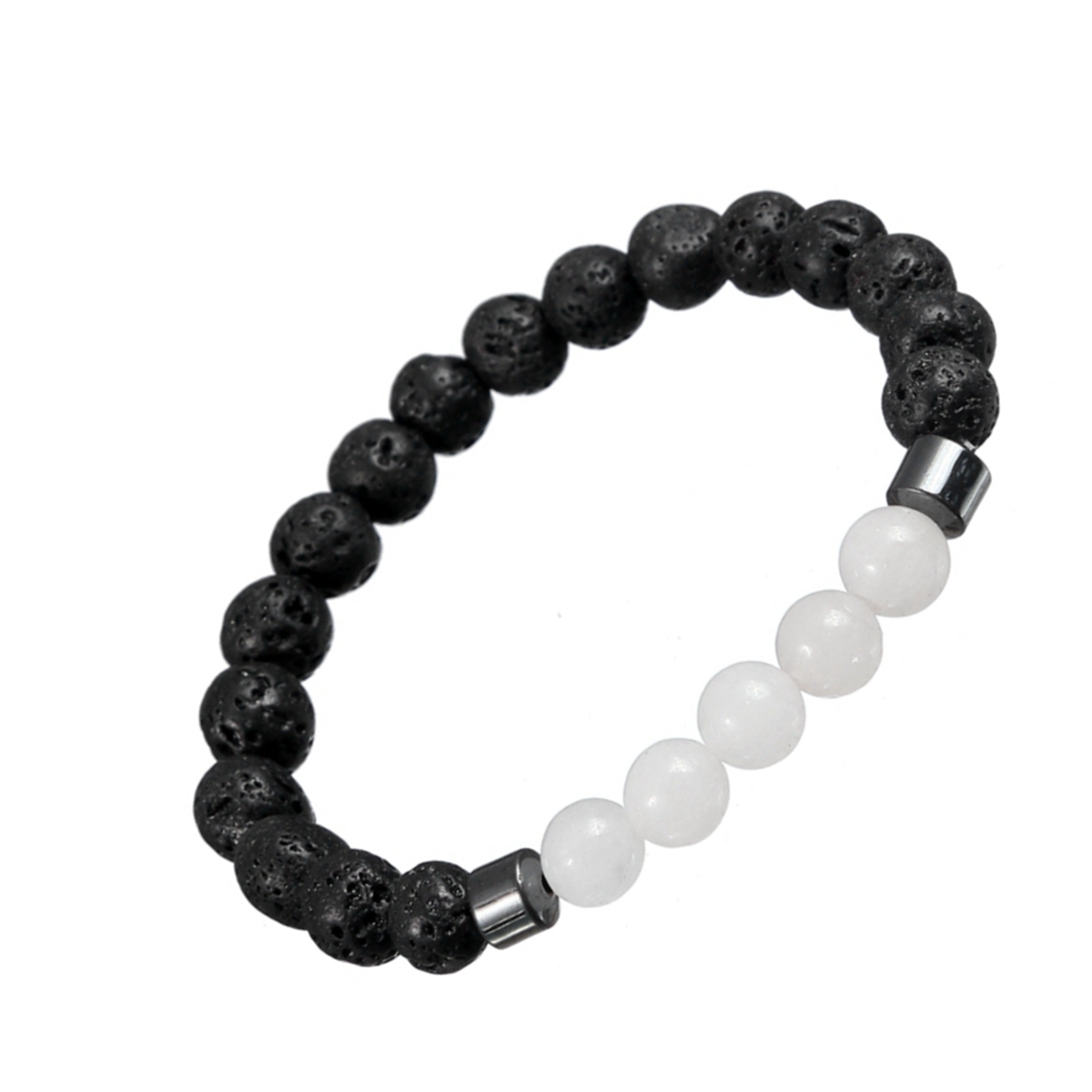Rock Lava Stone 8MM Semi Precious Stone Bracelet