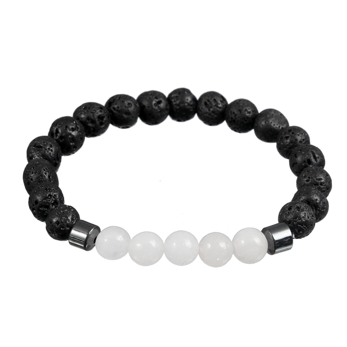 Rock Lava Stone 8MM Semi Precious Stone Bracelet