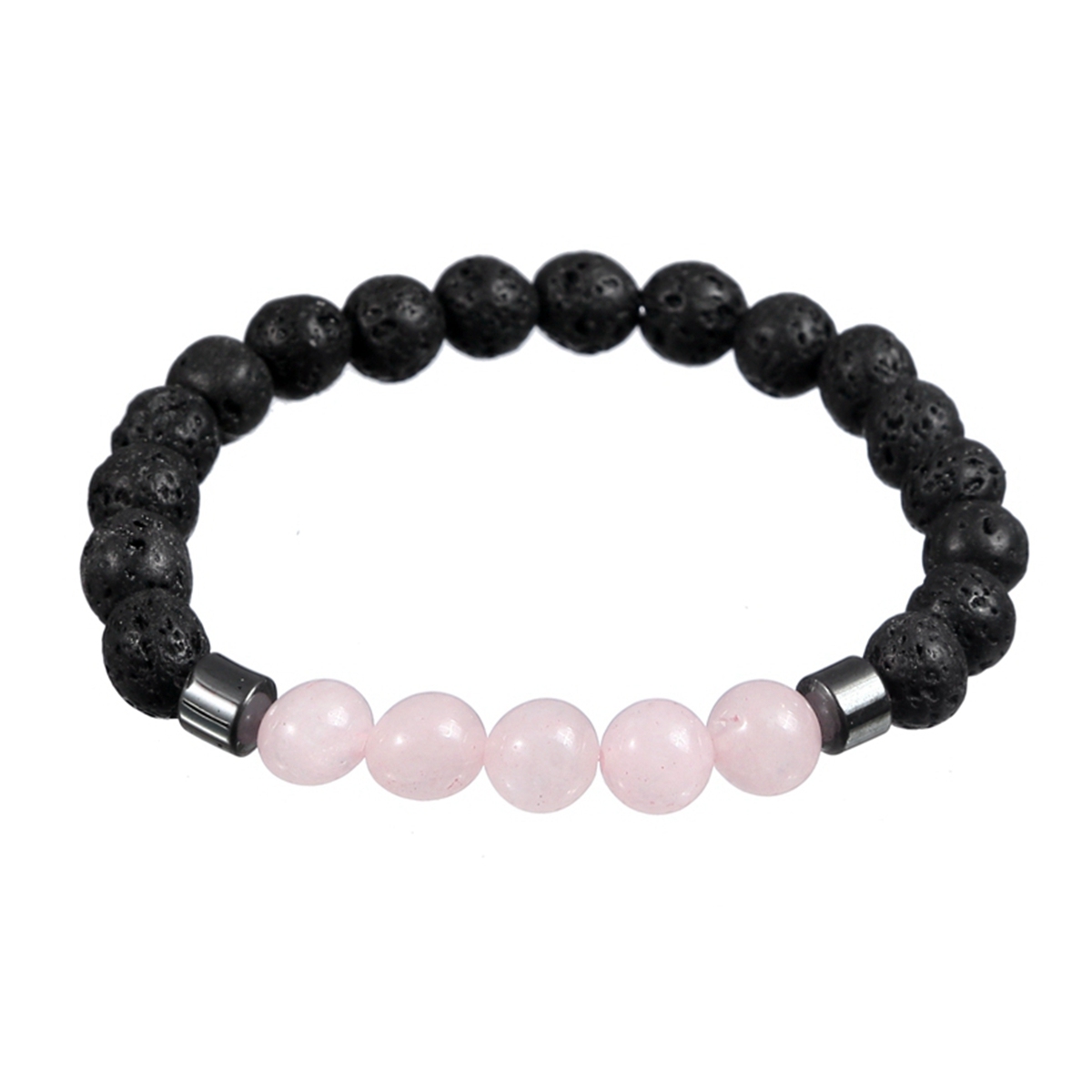 Rock Lava Stone 8MM Semi Precious Stone Bracelet