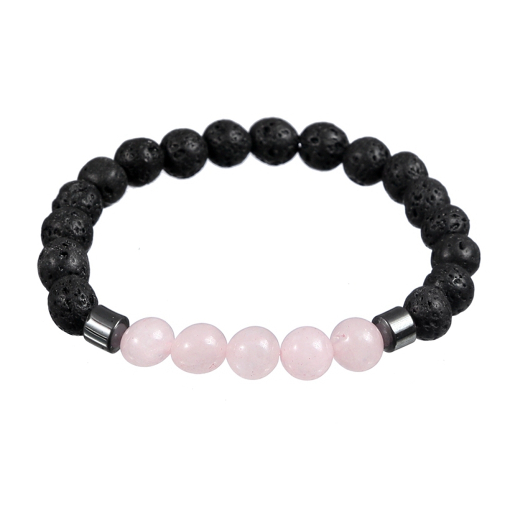 Rock Lava Stone 8MM Semi Precious Stone Bracelet