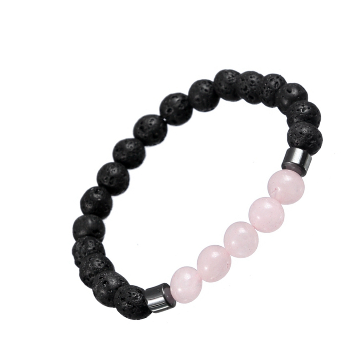 Rock Lava Stone 8MM Semi Precious Stone Bracelet