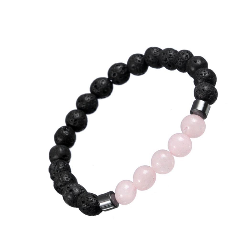 Rock Lava Stone 8MM Semi Precious Stone Bracelet