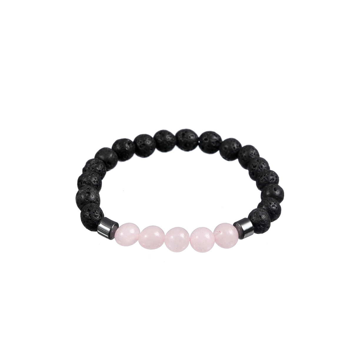Rock Lava Stone 8MM Semi Precious Stone Bracelet