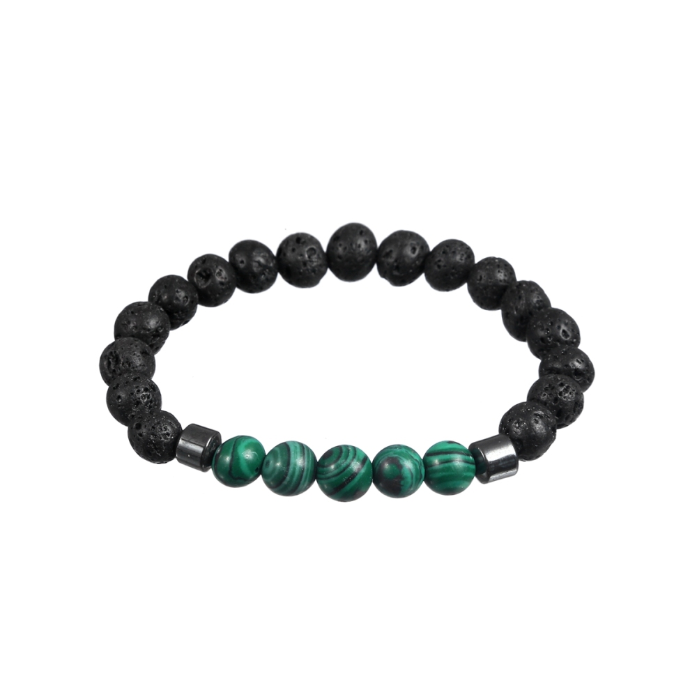 Rock Lava Stone 8MM Semi Precious Stone Bracelet