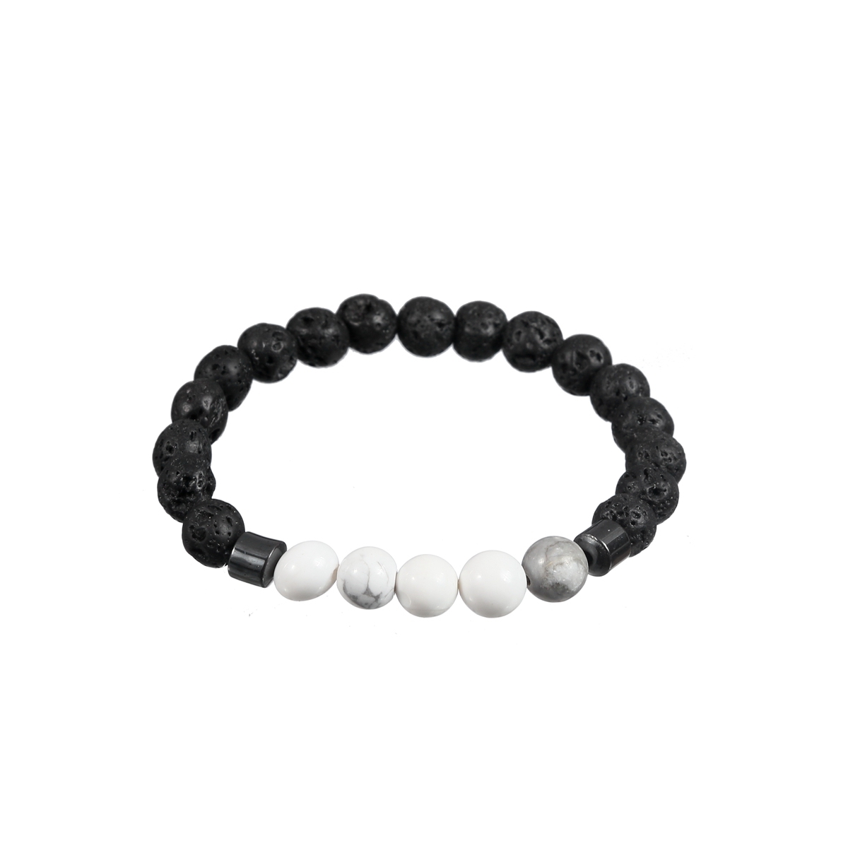 Rock Lava Stone 8MM Semi Precious Stone Bracelet