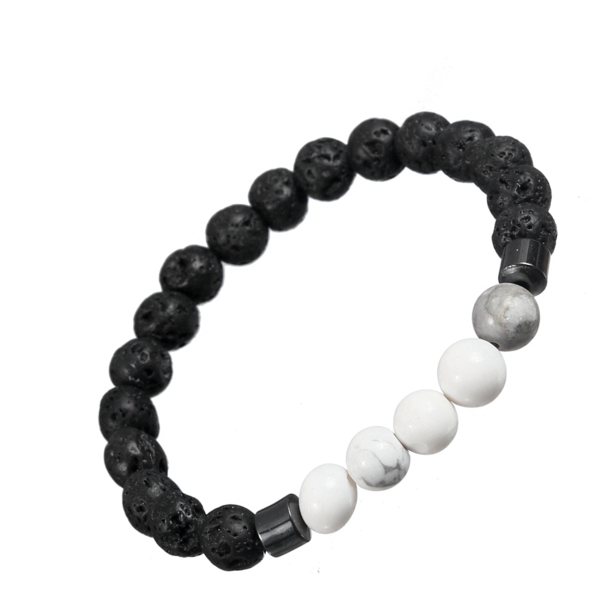 Rock Lava Stone 8MM Semi Precious Stone Bracelet