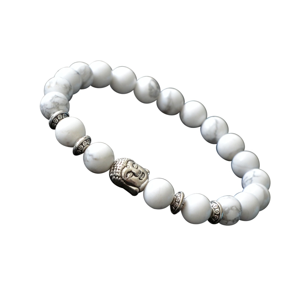 Fashion Alloy Round Beads And Magnetic Hematite  Spacer Bracelet