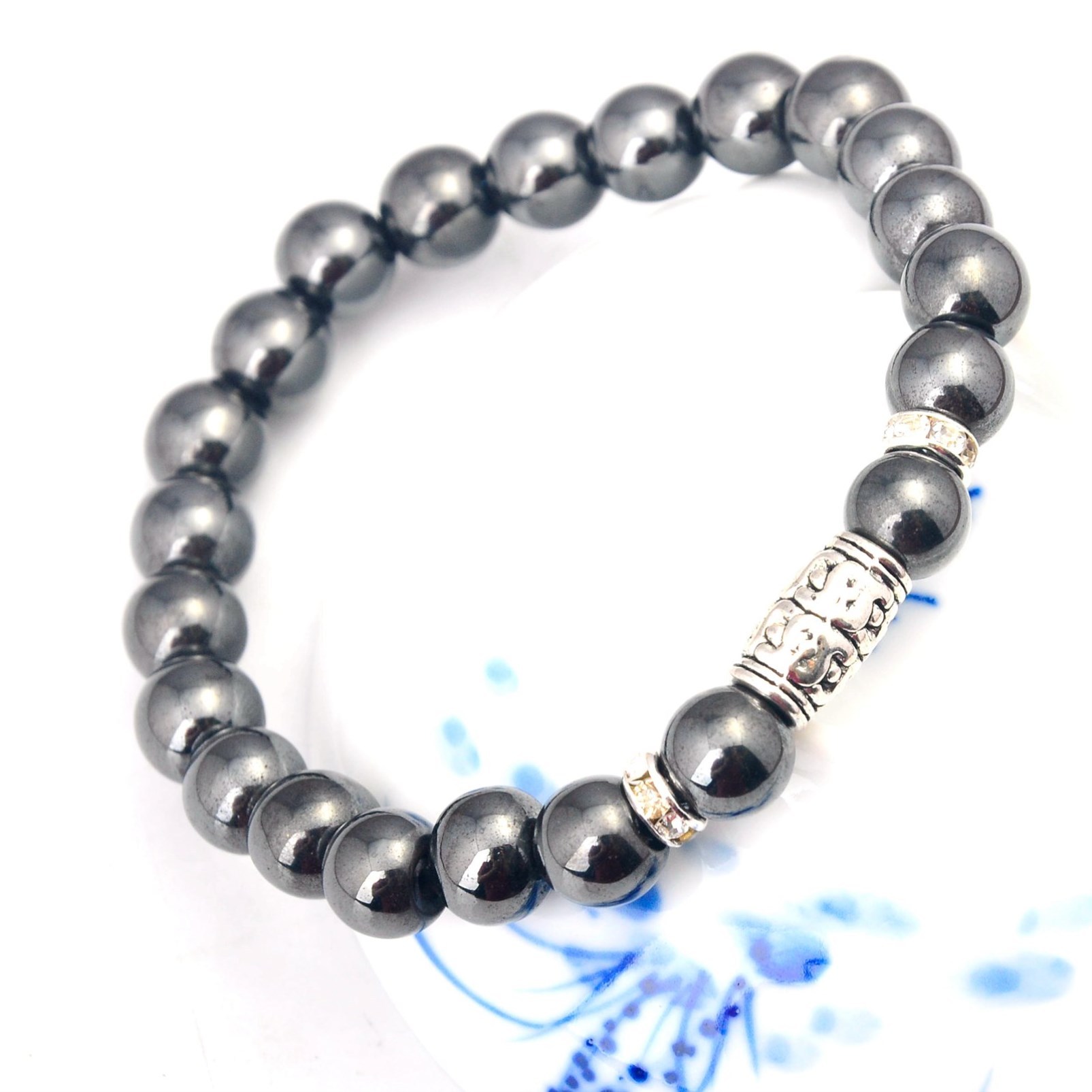 8MM Gem Ornament Adjustable  Bracelets