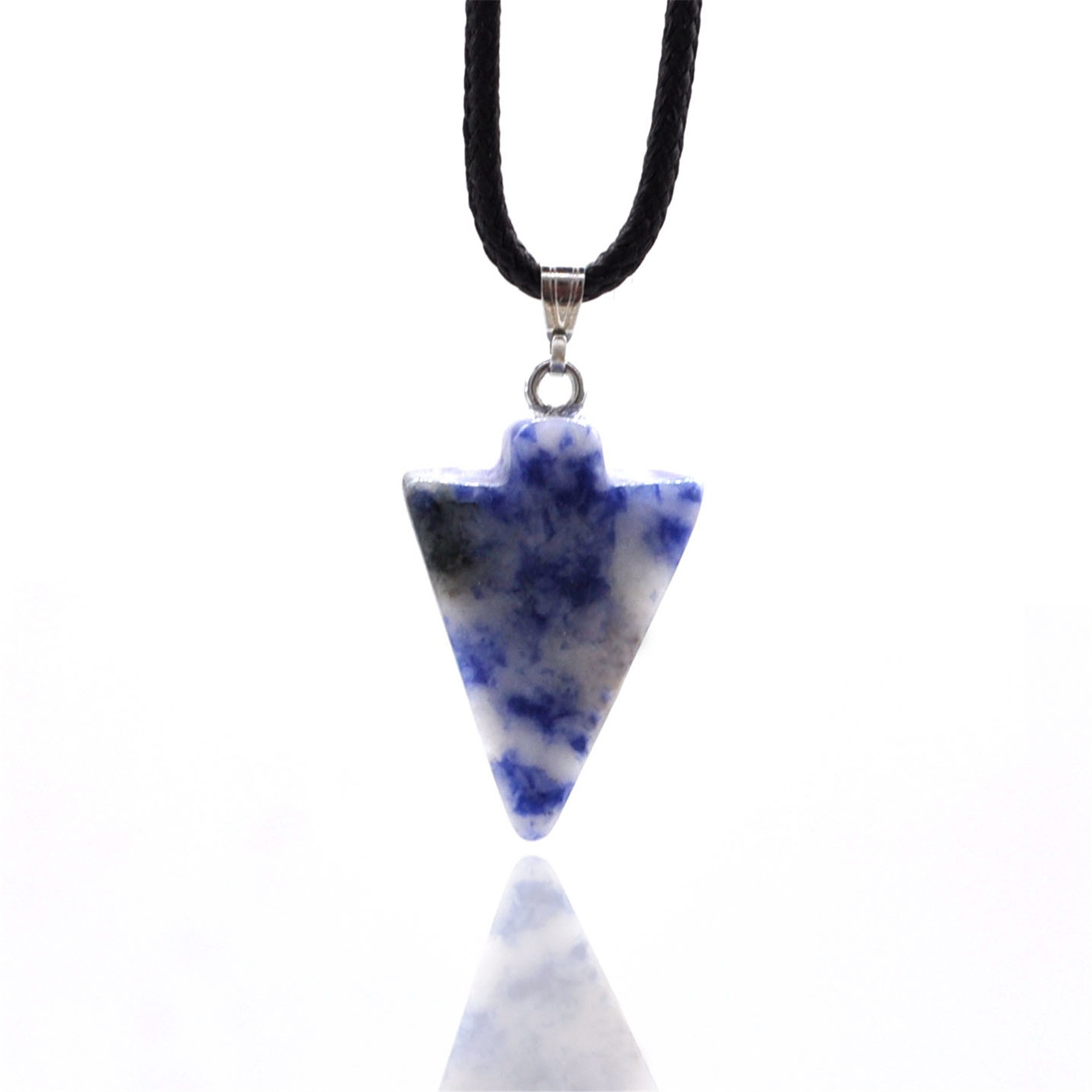 Arrowhead Jade Pendant Necklace