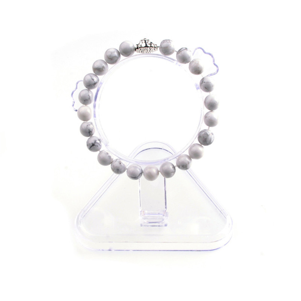 Fashion 8MM Natural Stone Lion Head Jewel Bracelet With Alloy For Women
