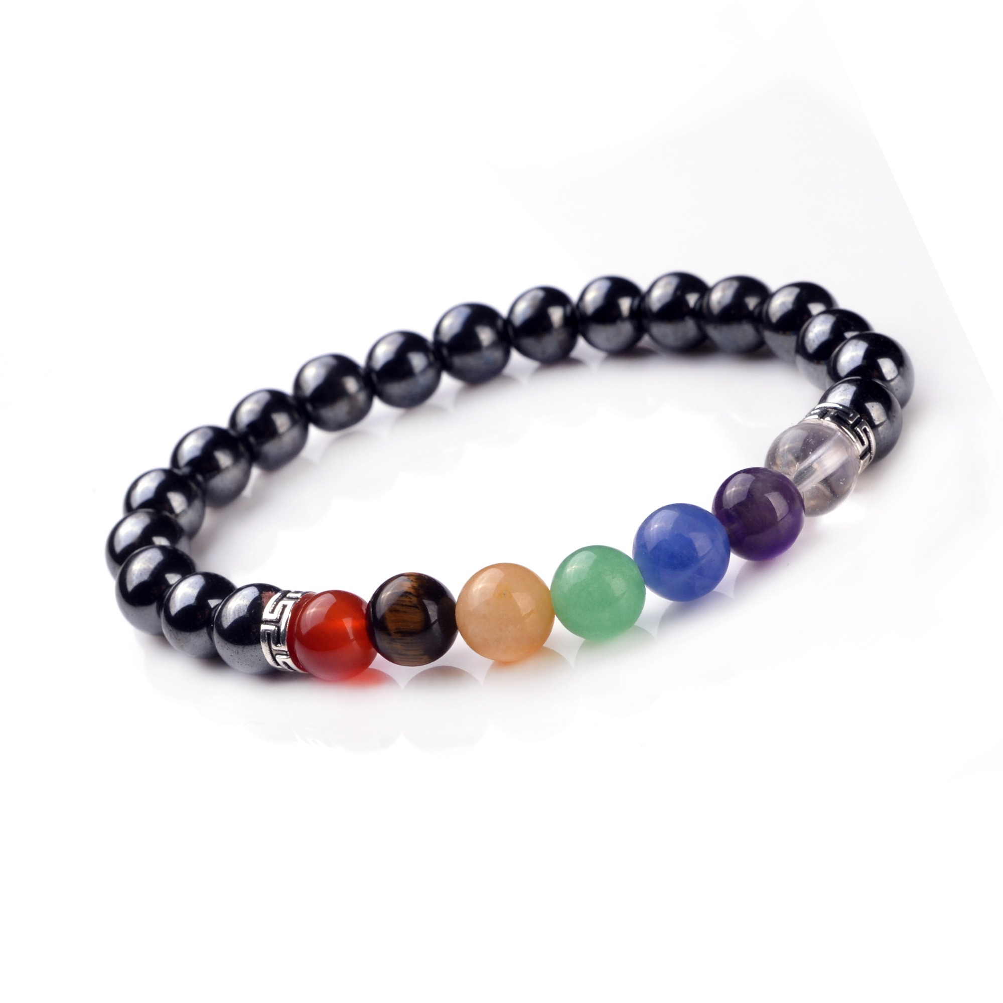 8mm 7 Chakra Stone Bracelet